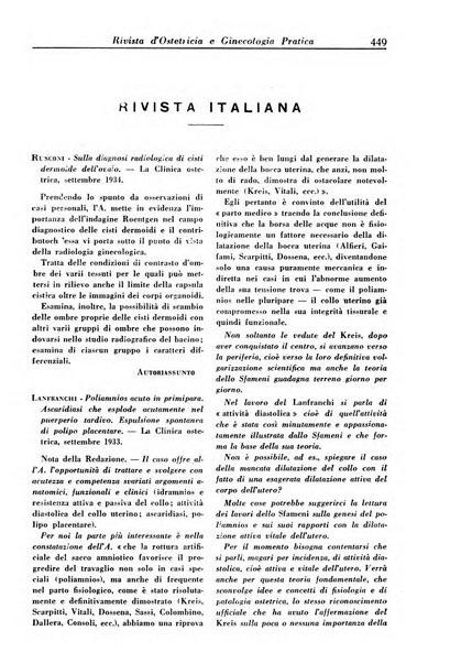 Rivista di ostetricia e ginecologia pratica organo della Societa siciliana di ostetricia e ginecologia