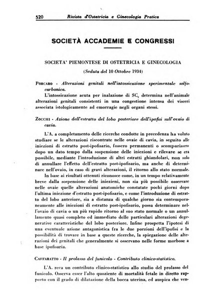 Rivista di ostetricia e ginecologia pratica organo della Societa siciliana di ostetricia e ginecologia