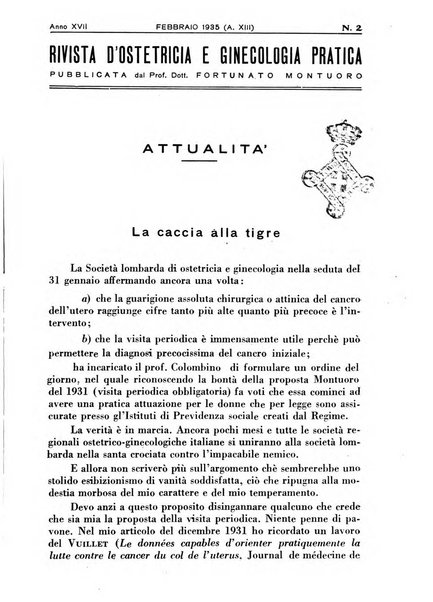 Rivista di ostetricia e ginecologia pratica organo della Societa siciliana di ostetricia e ginecologia