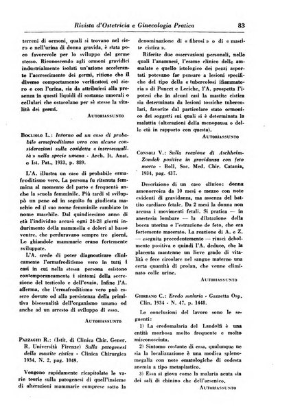 Rivista di ostetricia e ginecologia pratica organo della Societa siciliana di ostetricia e ginecologia