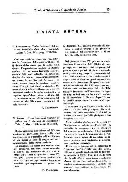 Rivista di ostetricia e ginecologia pratica organo della Societa siciliana di ostetricia e ginecologia