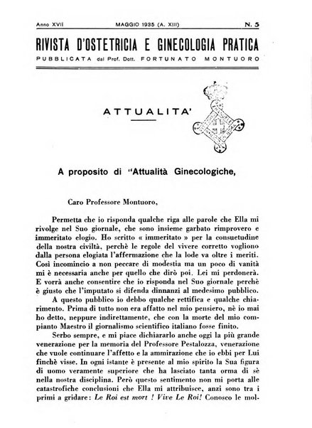 Rivista di ostetricia e ginecologia pratica organo della Societa siciliana di ostetricia e ginecologia