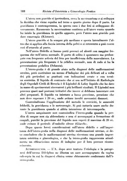 Rivista di ostetricia e ginecologia pratica organo della Societa siciliana di ostetricia e ginecologia