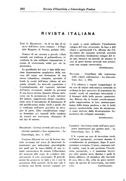 Rivista di ostetricia e ginecologia pratica organo della Societa siciliana di ostetricia e ginecologia