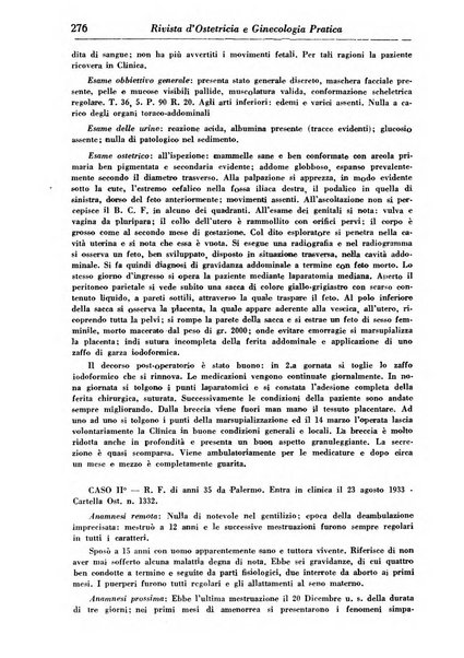 Rivista di ostetricia e ginecologia pratica organo della Societa siciliana di ostetricia e ginecologia