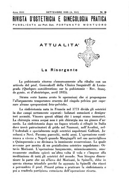 Rivista di ostetricia e ginecologia pratica organo della Societa siciliana di ostetricia e ginecologia