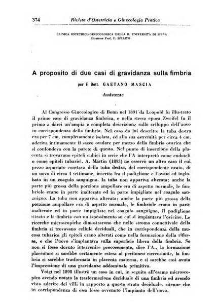 Rivista di ostetricia e ginecologia pratica organo della Societa siciliana di ostetricia e ginecologia