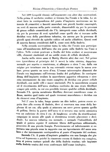 Rivista di ostetricia e ginecologia pratica organo della Societa siciliana di ostetricia e ginecologia