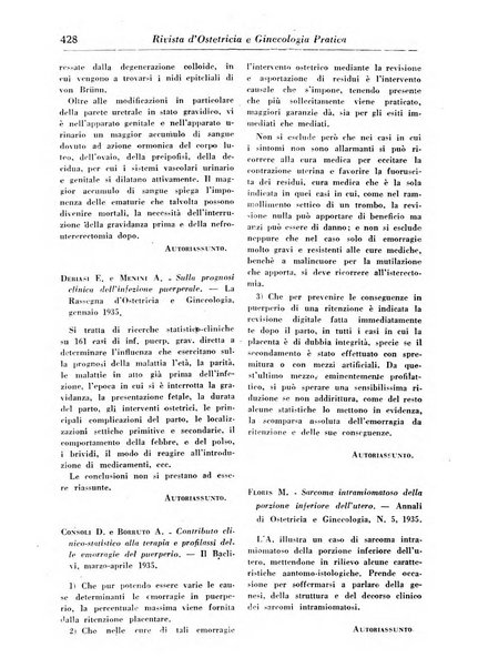 Rivista di ostetricia e ginecologia pratica organo della Societa siciliana di ostetricia e ginecologia