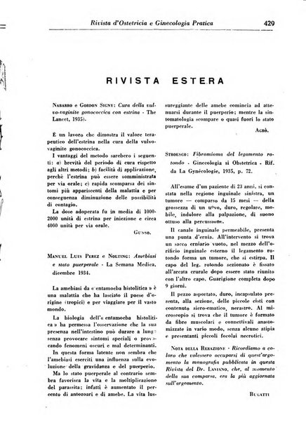 Rivista di ostetricia e ginecologia pratica organo della Societa siciliana di ostetricia e ginecologia