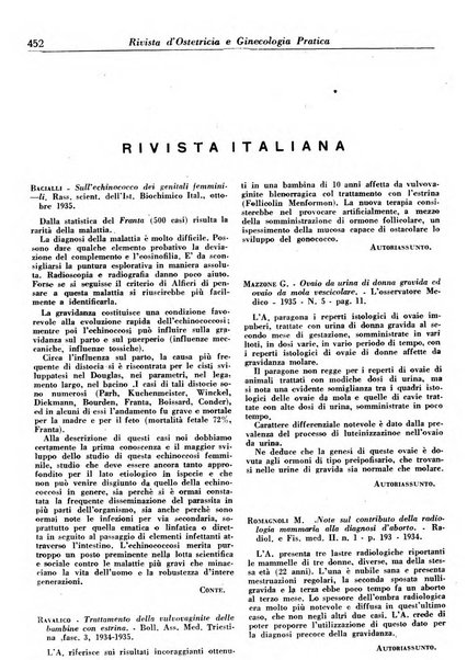 Rivista di ostetricia e ginecologia pratica organo della Societa siciliana di ostetricia e ginecologia