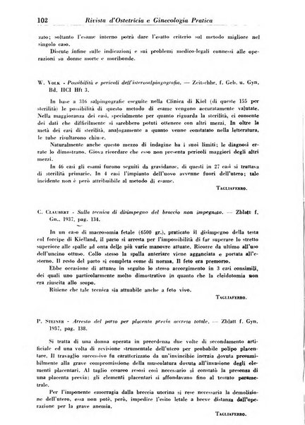 Rivista di ostetricia e ginecologia pratica organo della Societa siciliana di ostetricia e ginecologia