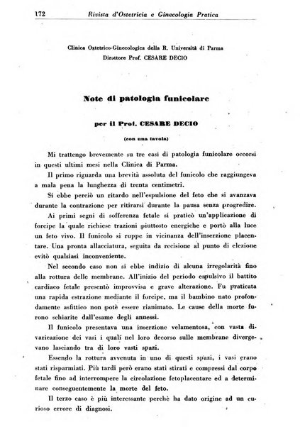 Rivista di ostetricia e ginecologia pratica organo della Societa siciliana di ostetricia e ginecologia