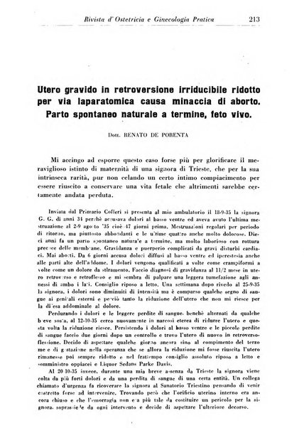 Rivista di ostetricia e ginecologia pratica organo della Societa siciliana di ostetricia e ginecologia