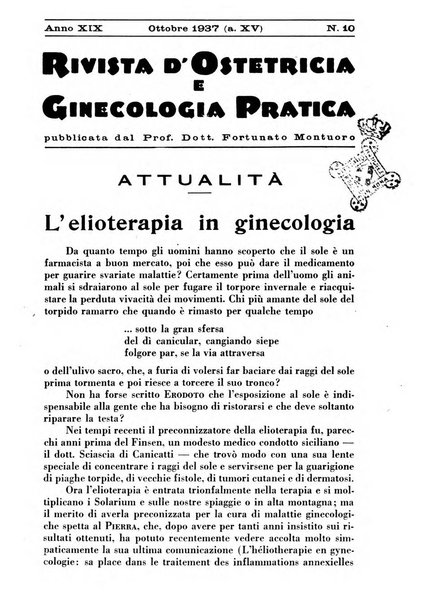 Rivista di ostetricia e ginecologia pratica organo della Societa siciliana di ostetricia e ginecologia