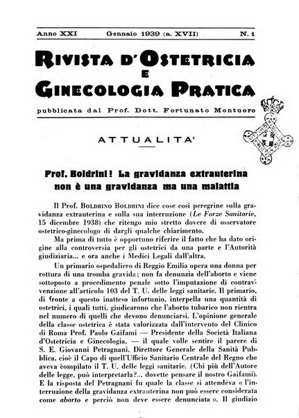 Rivista di ostetricia e ginecologia pratica organo della Societa siciliana di ostetricia e ginecologia