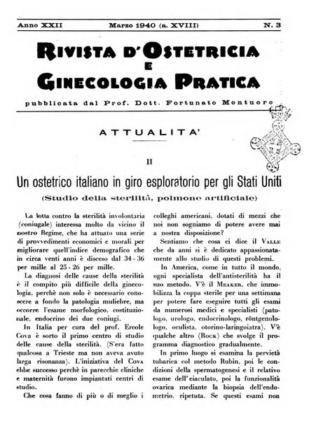 Rivista di ostetricia e ginecologia pratica organo della Societa siciliana di ostetricia e ginecologia