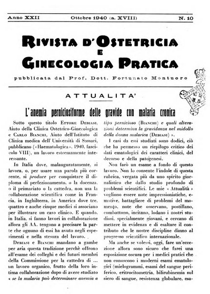 Rivista di ostetricia e ginecologia pratica organo della Societa siciliana di ostetricia e ginecologia