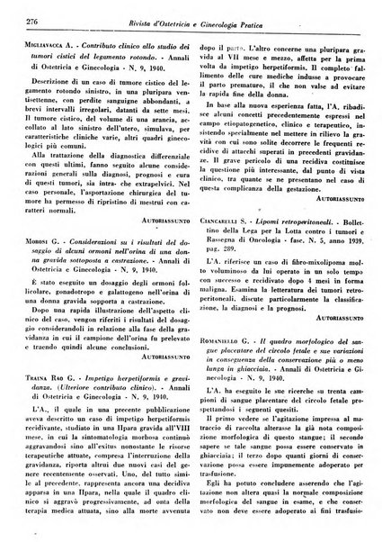 Rivista di ostetricia e ginecologia pratica organo della Societa siciliana di ostetricia e ginecologia