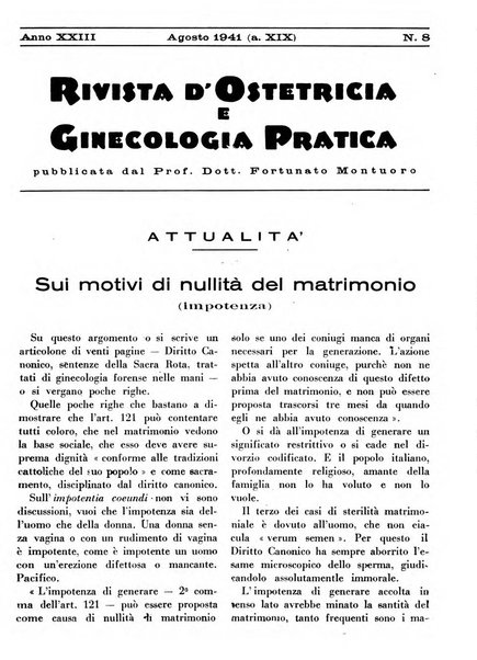 Rivista di ostetricia e ginecologia pratica organo della Societa siciliana di ostetricia e ginecologia