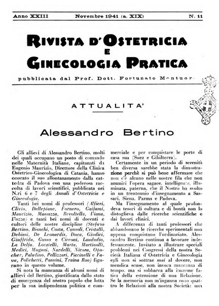 Rivista di ostetricia e ginecologia pratica organo della Societa siciliana di ostetricia e ginecologia