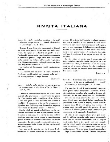 Rivista di ostetricia e ginecologia pratica organo della Societa siciliana di ostetricia e ginecologia