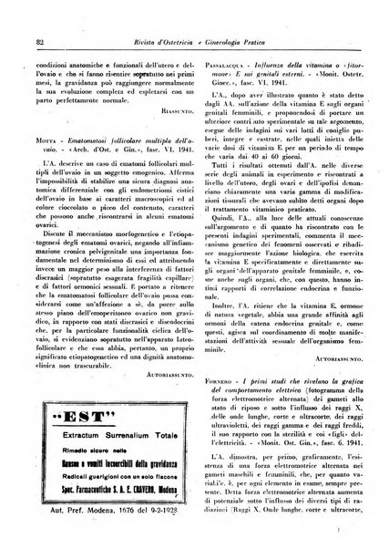 Rivista di ostetricia e ginecologia pratica organo della Societa siciliana di ostetricia e ginecologia