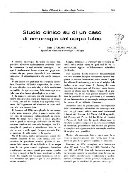 Rivista di ostetricia e ginecologia pratica organo della Societa siciliana di ostetricia e ginecologia