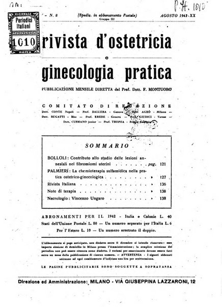 Rivista di ostetricia e ginecologia pratica organo della Societa siciliana di ostetricia e ginecologia