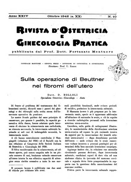 Rivista di ostetricia e ginecologia pratica organo della Societa siciliana di ostetricia e ginecologia