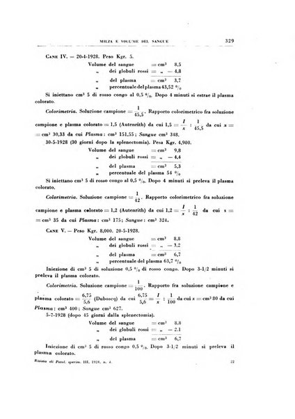 Rivista di patologia sperimentale