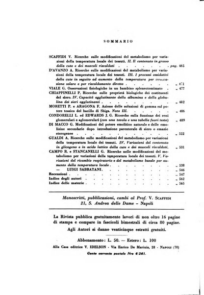 Rivista di patologia sperimentale