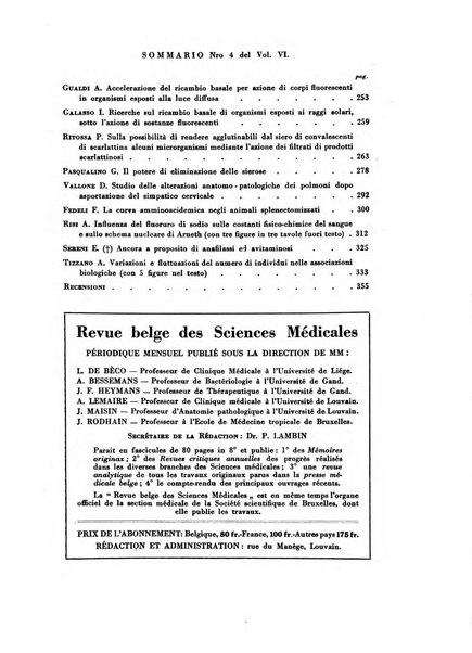 Rivista di patologia sperimentale