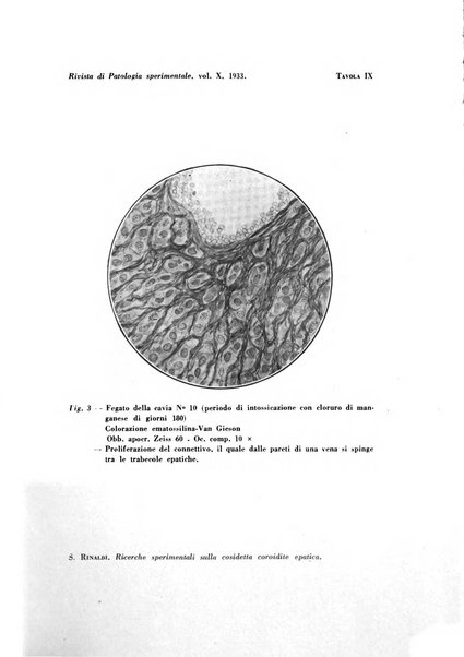 Rivista di patologia sperimentale