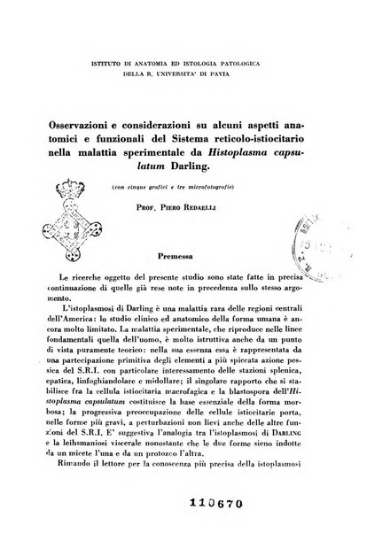 Rivista di patologia sperimentale