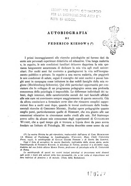 Rivista di psicologia normale, patologica ed applicata organo della Societa italiana di psicologia e degli istituti univrsitari di psicologia sperimentale