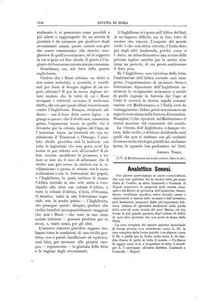 Rivista di Roma politica, parlamentare, sociale, artistica