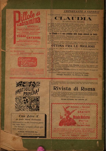 Rivista di Roma politica, parlamentare, sociale, artistica