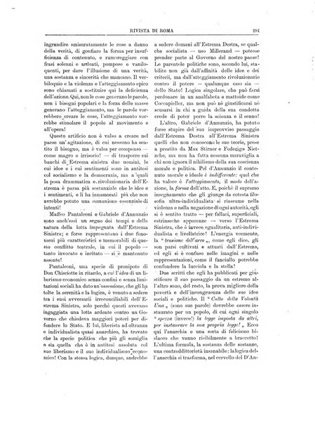 Rivista di Roma politica, parlamentare, sociale, artistica