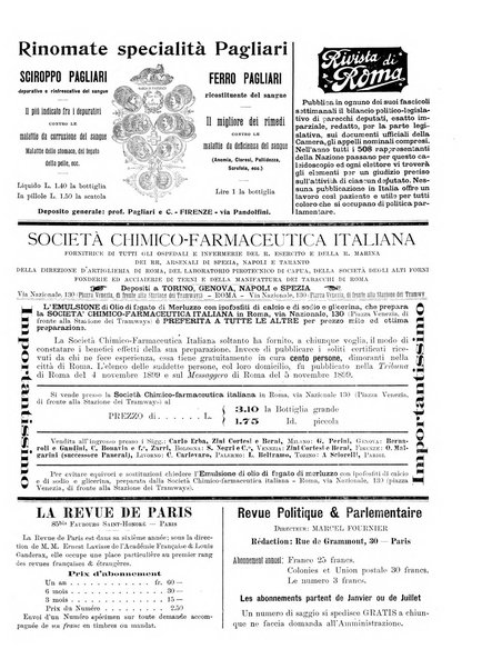 Rivista di Roma politica, parlamentare, sociale, artistica