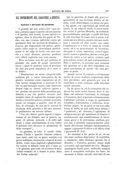 Rivista di Roma politica, parlamentare, sociale, artistica