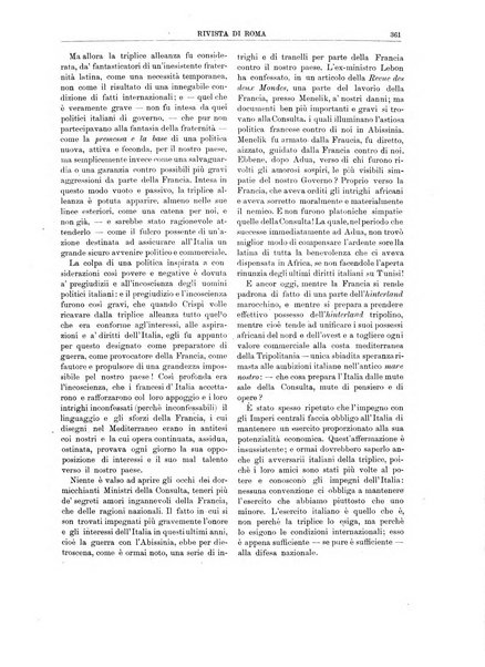 Rivista di Roma politica, parlamentare, sociale, artistica