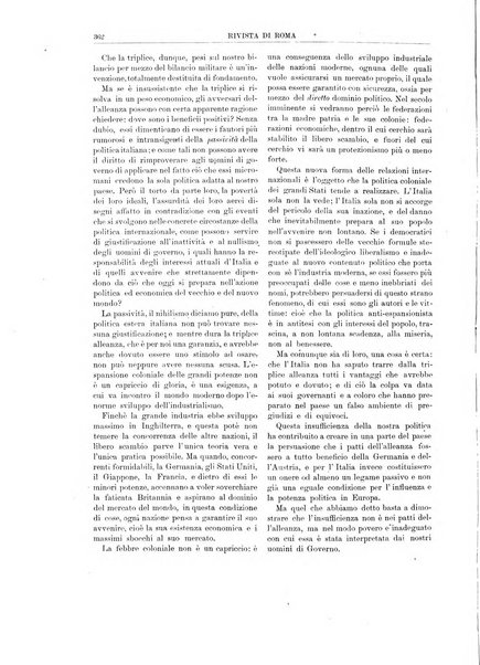 Rivista di Roma politica, parlamentare, sociale, artistica