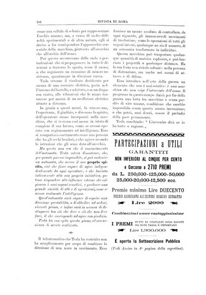 Rivista di Roma politica, parlamentare, sociale, artistica