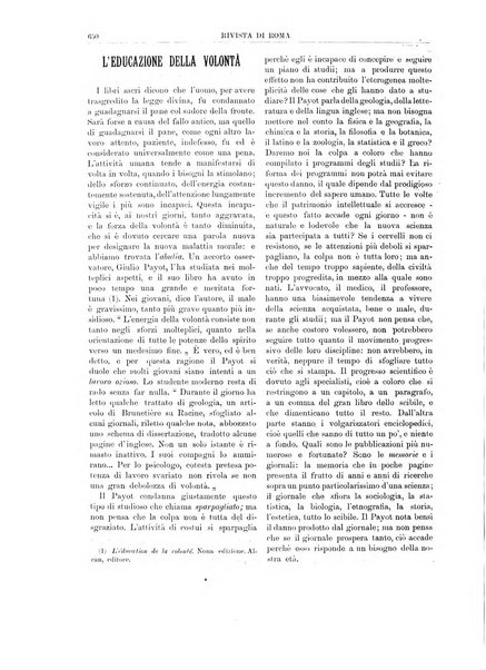 Rivista di Roma politica, parlamentare, sociale, artistica