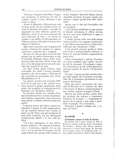 Rivista di Roma politica, parlamentare, sociale, artistica