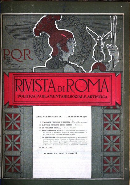 Rivista di Roma politica, parlamentare, sociale, artistica