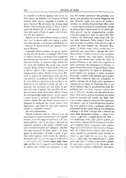 Rivista di Roma politica, parlamentare, sociale, artistica