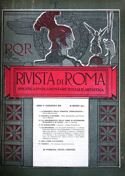 Rivista di Roma politica, parlamentare, sociale, artistica