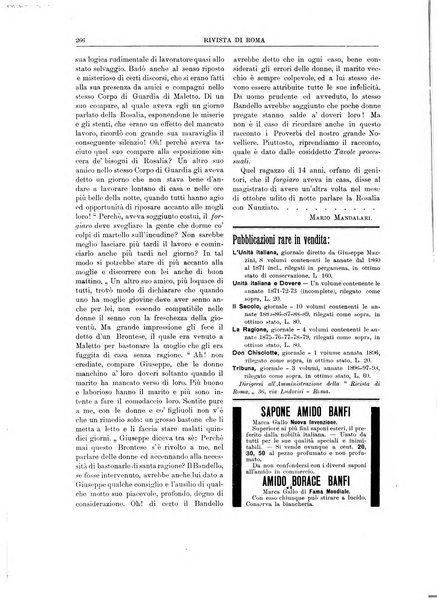 Rivista di Roma politica, parlamentare, sociale, artistica